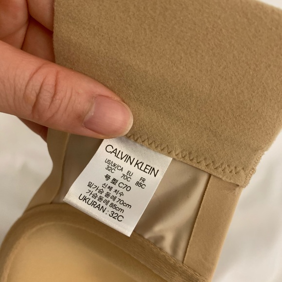 BRAND NEW CALVIN KLEIN strapless lightly lined bra - Picture 8 of 10